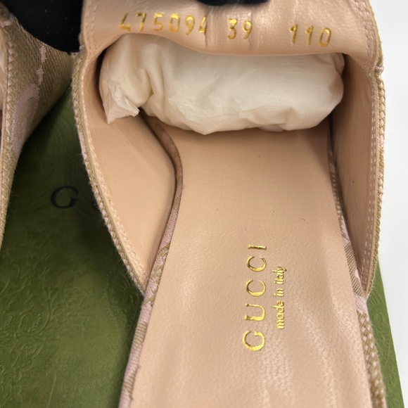 Women’s Gucci Princetown slipper in jumbo GG Carmel canvas size 39 made in Italy - Picture 7 of 8